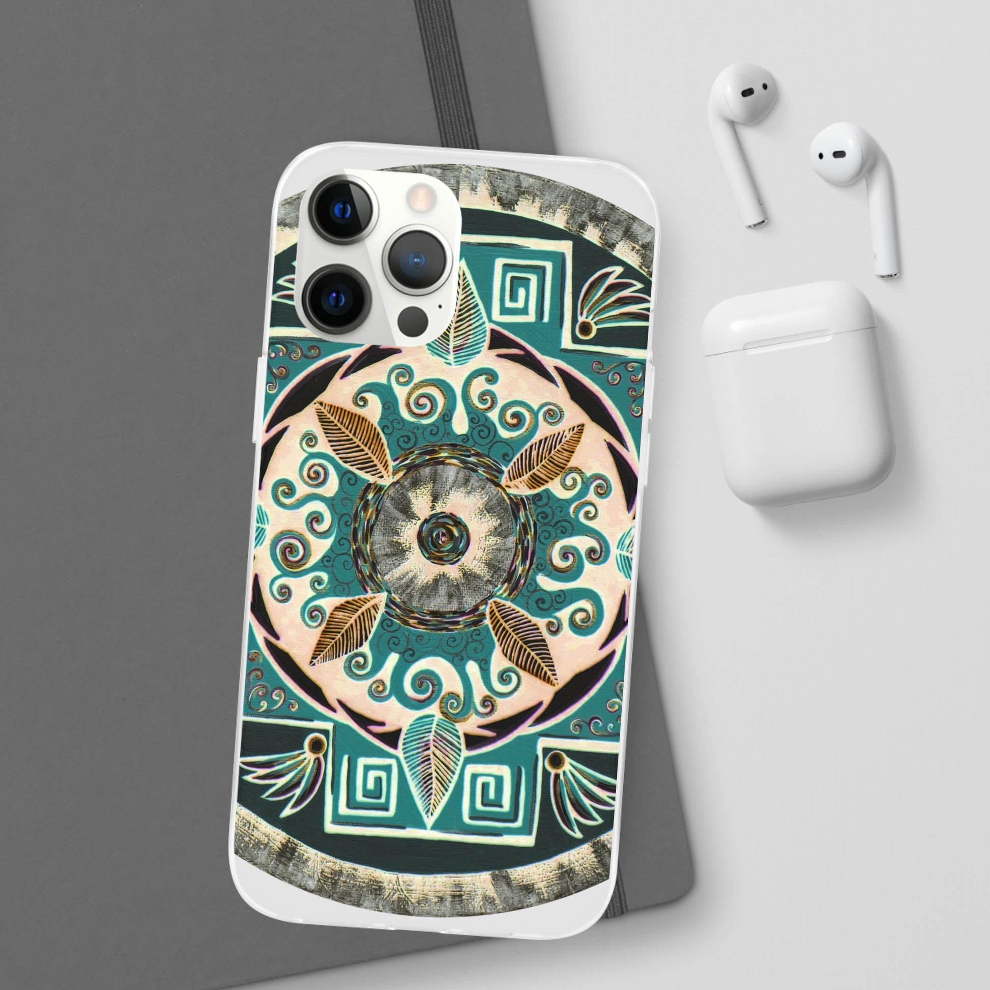 "Hojachakanazura" Art Phone Armor (slim-fit) - Blue Flame Array Phone Case