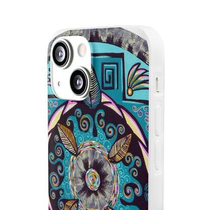 "Hojachakana" Art Phone Armor (slim-fit) - Blue Flame Array Phone Case