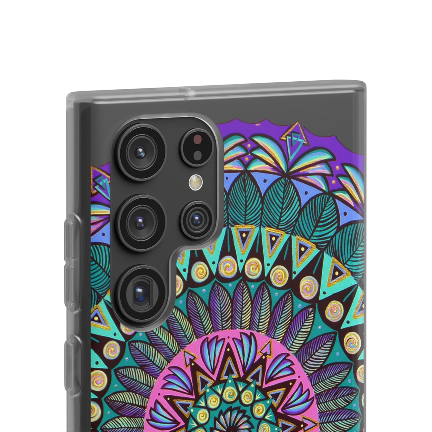 "Mandaladiosa" Art Phone Armor (slim-fit) - Blue Flame Array Phone Case