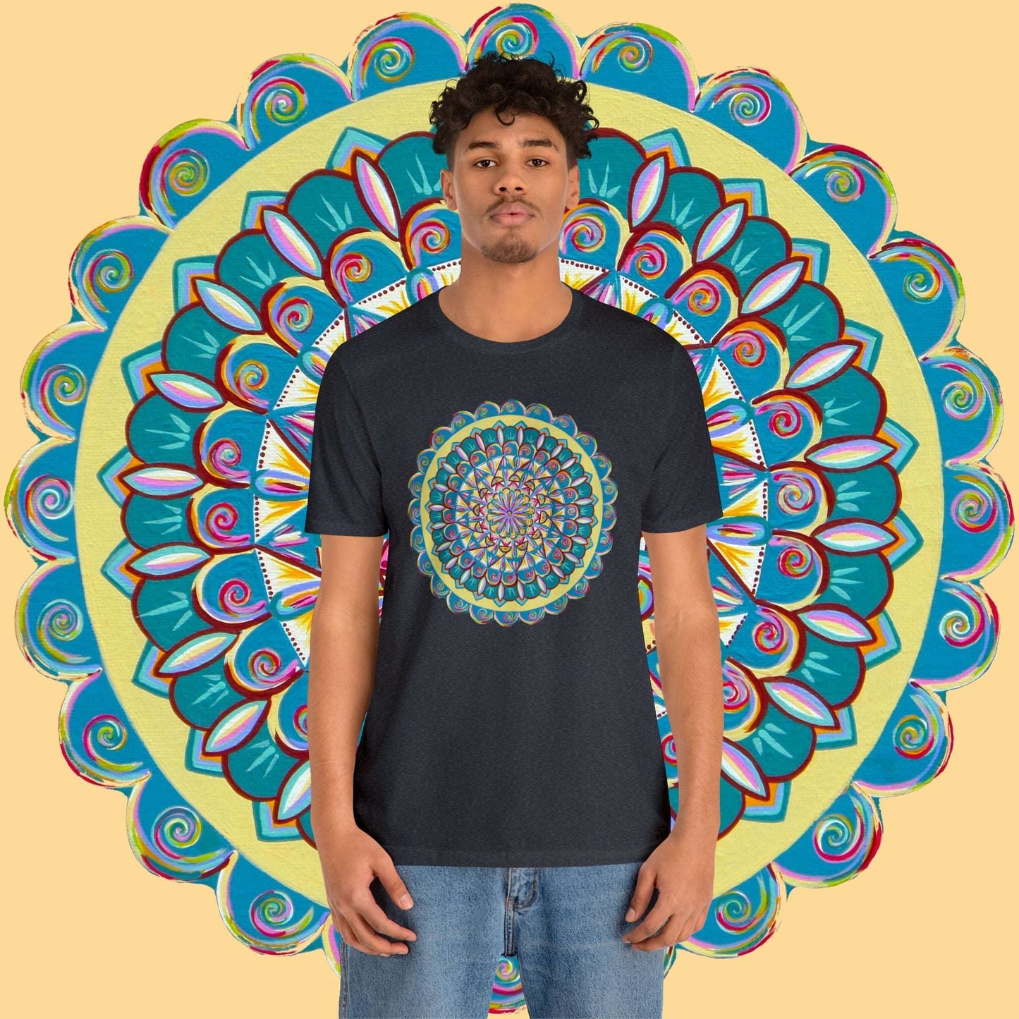 "Almandalayana" Lords & Ladies Tee - Blue Flame Array T-Shirt