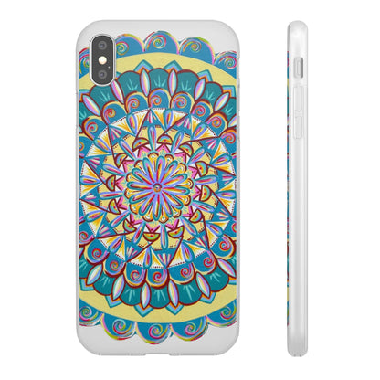 "Almandalayana" Art Phone Armor (slim-fit) - Blue Flame Array iPhone XS MAX with gift packaging Phone Case