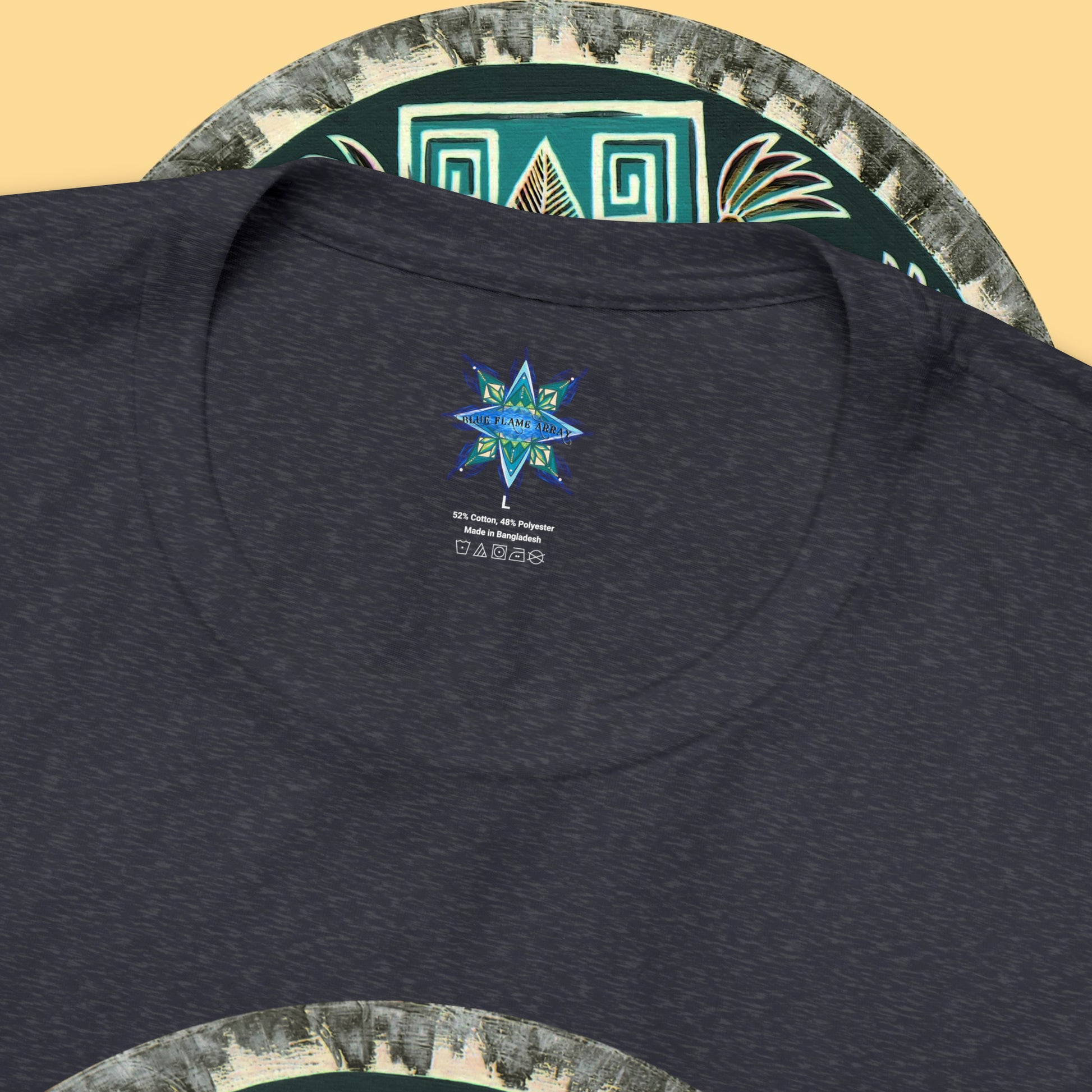 "Hojachakanazura" Lords & Ladies Tee - Blue Flame Array T-Shirt