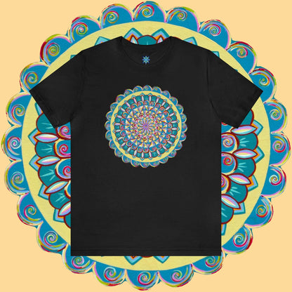 "Almandalayana" Lords & Ladies Tee - Blue Flame Array Black / S T-Shirt