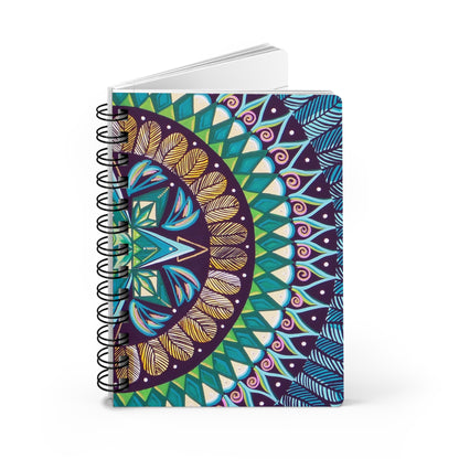 "AquilazurA Kryst'dala" Spiral Bound Journal - Blue Flame Array Paper products