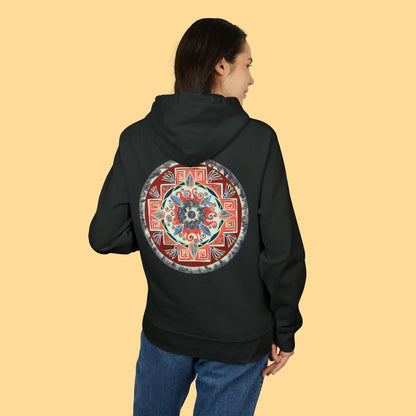 "Rojachakana" Organic Cruiser Hoodie (Font&Back Print)