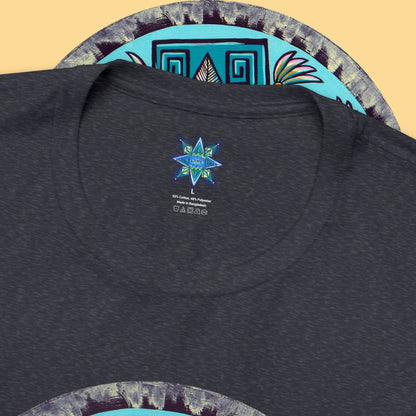 "Hojachakana" Lords & Ladies Tee - Blue Flame Array T-Shirt