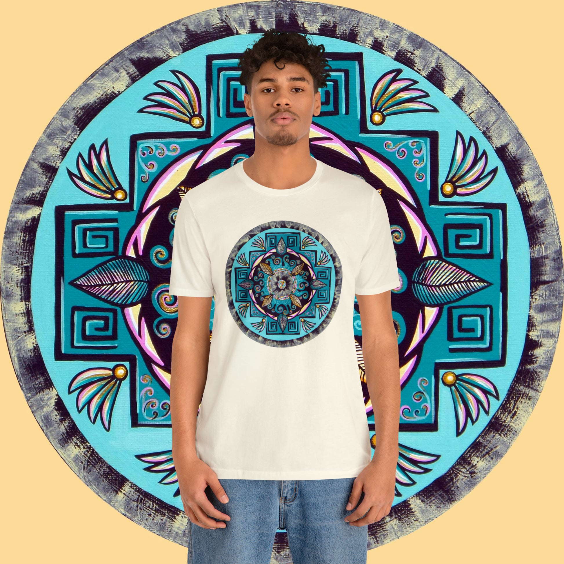 "Hojachakana" Lords & Ladies Tee - Blue Flame Array T-Shirt