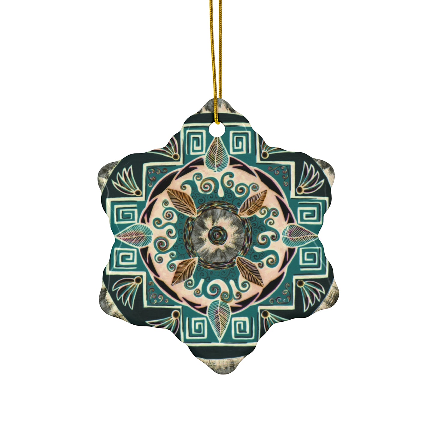 "Hojachakanazura" Ceramic Ornament