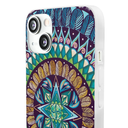 "AquilazurA Kryst'dala" Art Phone Armor (slim-fit) - Blue Flame Array Phone Case