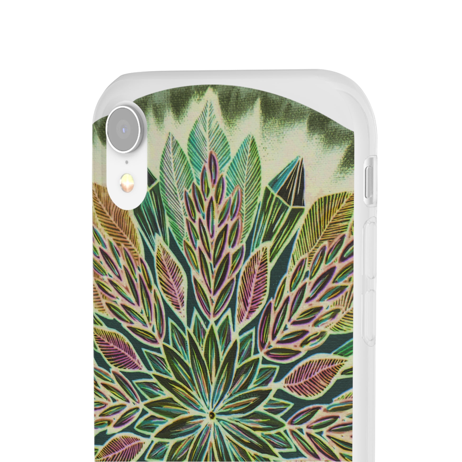 "Krystalhoja Verde" Art Phone Armor (slim-fit) - Blue Flame Array Phone Case