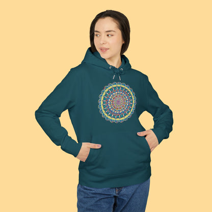 "Almandalayana" Organic Cruiser Hoodie (Font&Back Print)