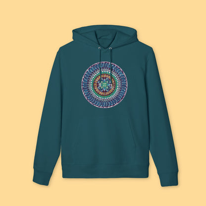 "Aquilazura Krystdala" Organic Cruiser Hoodie (Font&Back Print)