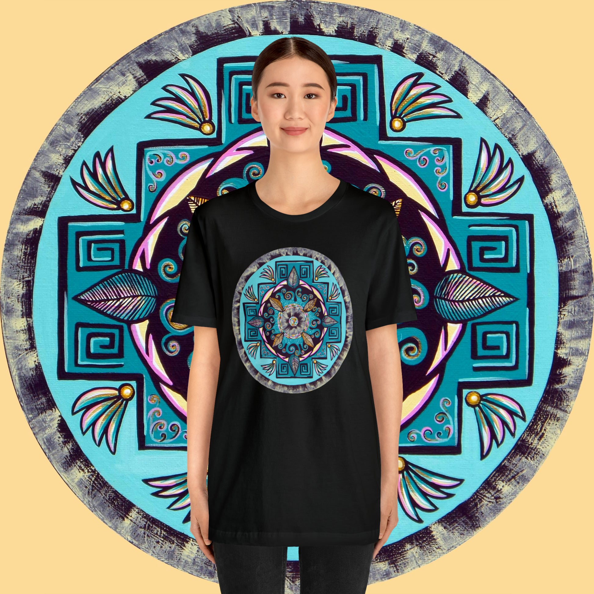 "Hojachakana" Lords & Ladies Tee - Blue Flame Array T-Shirt