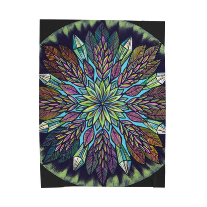 "Krystalhoja" Dreamcatcher Blanket - Blue Flame Array All Over Prints