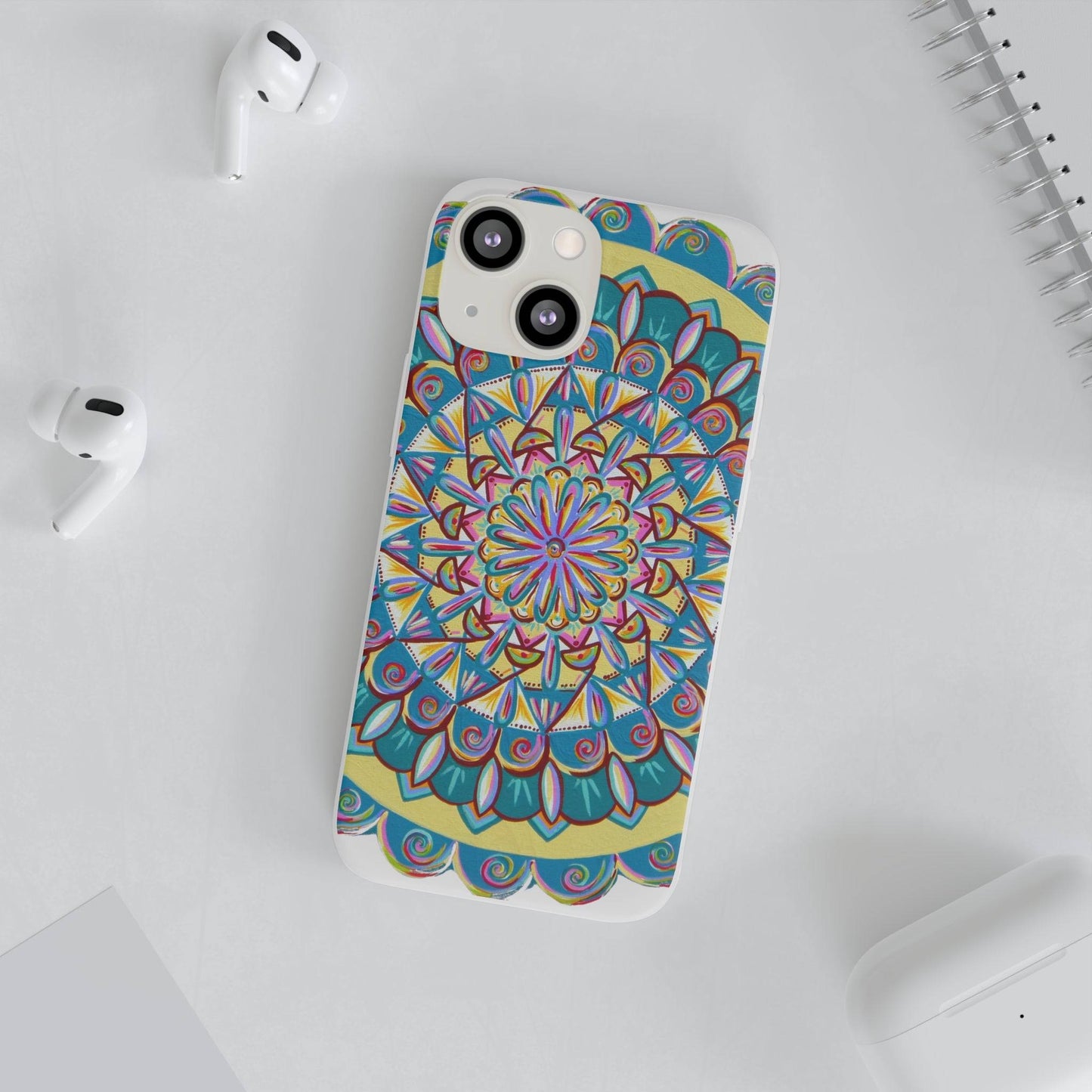 "Almandalayana" Art Phone Armor (slim-fit) - Blue Flame Array Phone Case