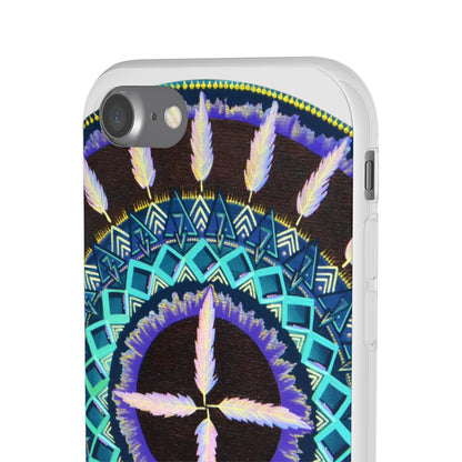 "Cuatro Vientos" Art Phone Armor (slim-fit) - Blue Flame Array Phone Case