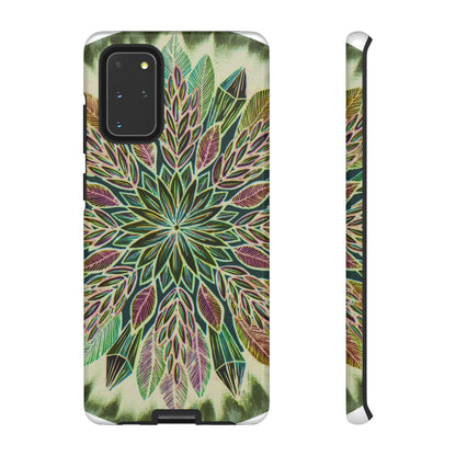 "Krystalhoja Verde" Art Phone Armor - Blue Flame Array Samsung Galaxy S20+ / Glossy Phone Case