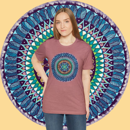 "AquilazurA Kryst'dala" Lords & Ladies Tee - Blue Flame Array T-Shirt