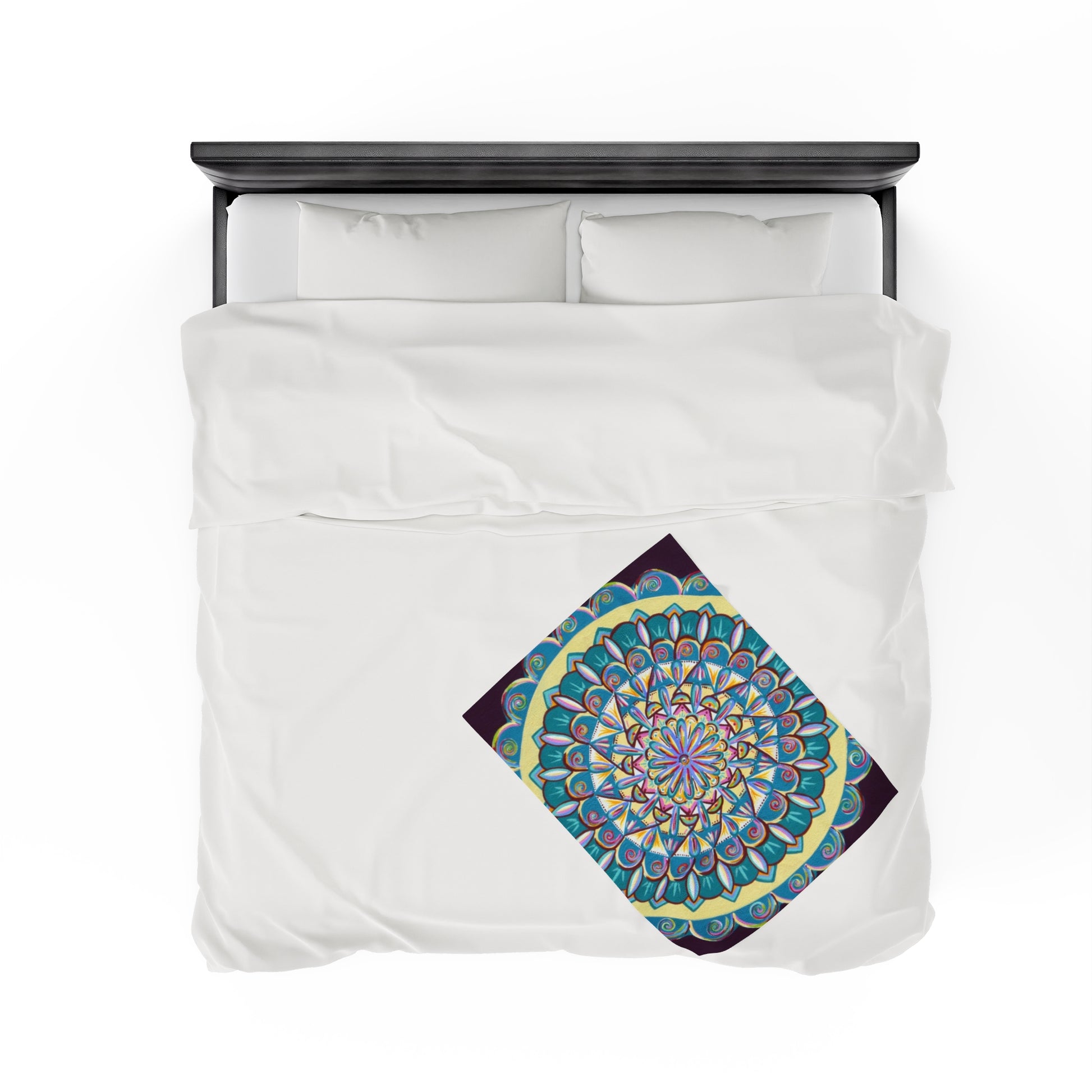 "Almandalayana" Dreamcatcher Blanket - Blue Flame Array All Over Prints