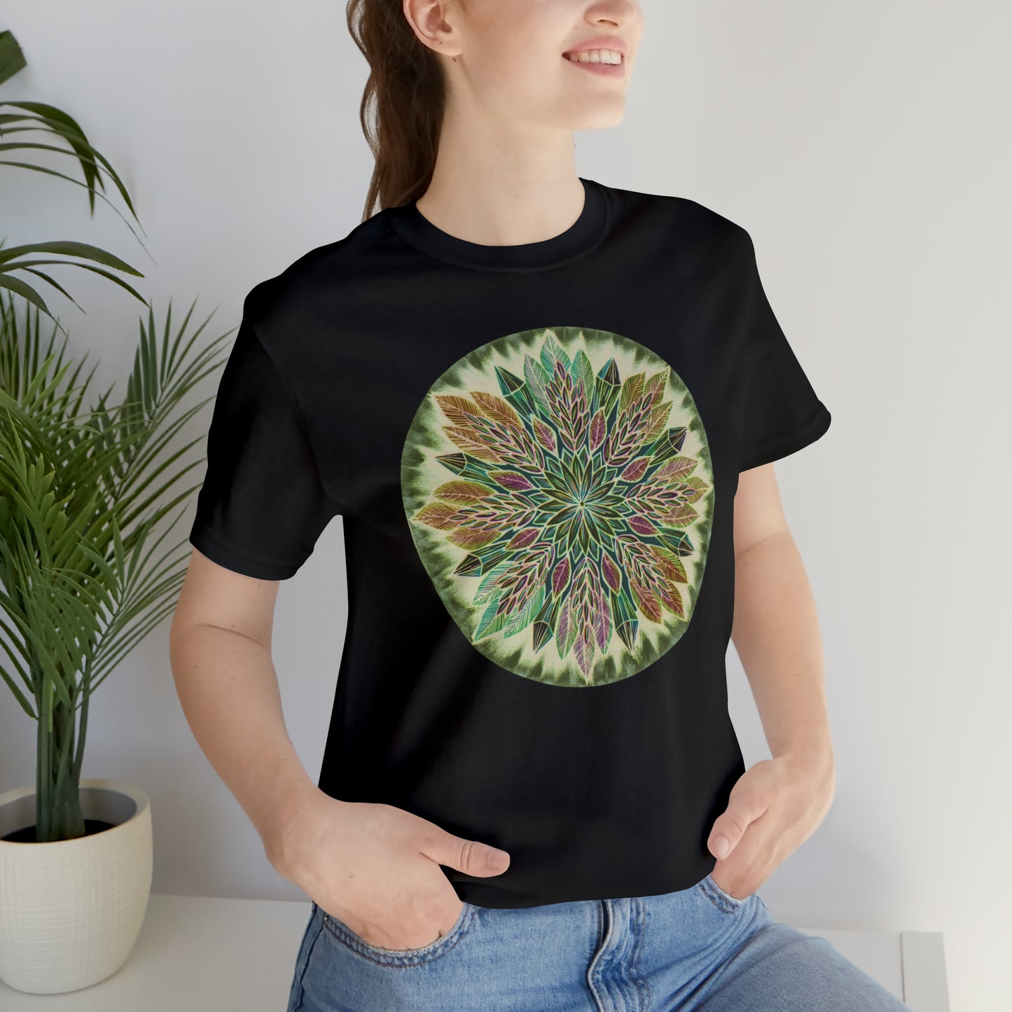 "Krystalhoja Verde" Lords & Ladies Tee - Blue Flame Array T-Shirt