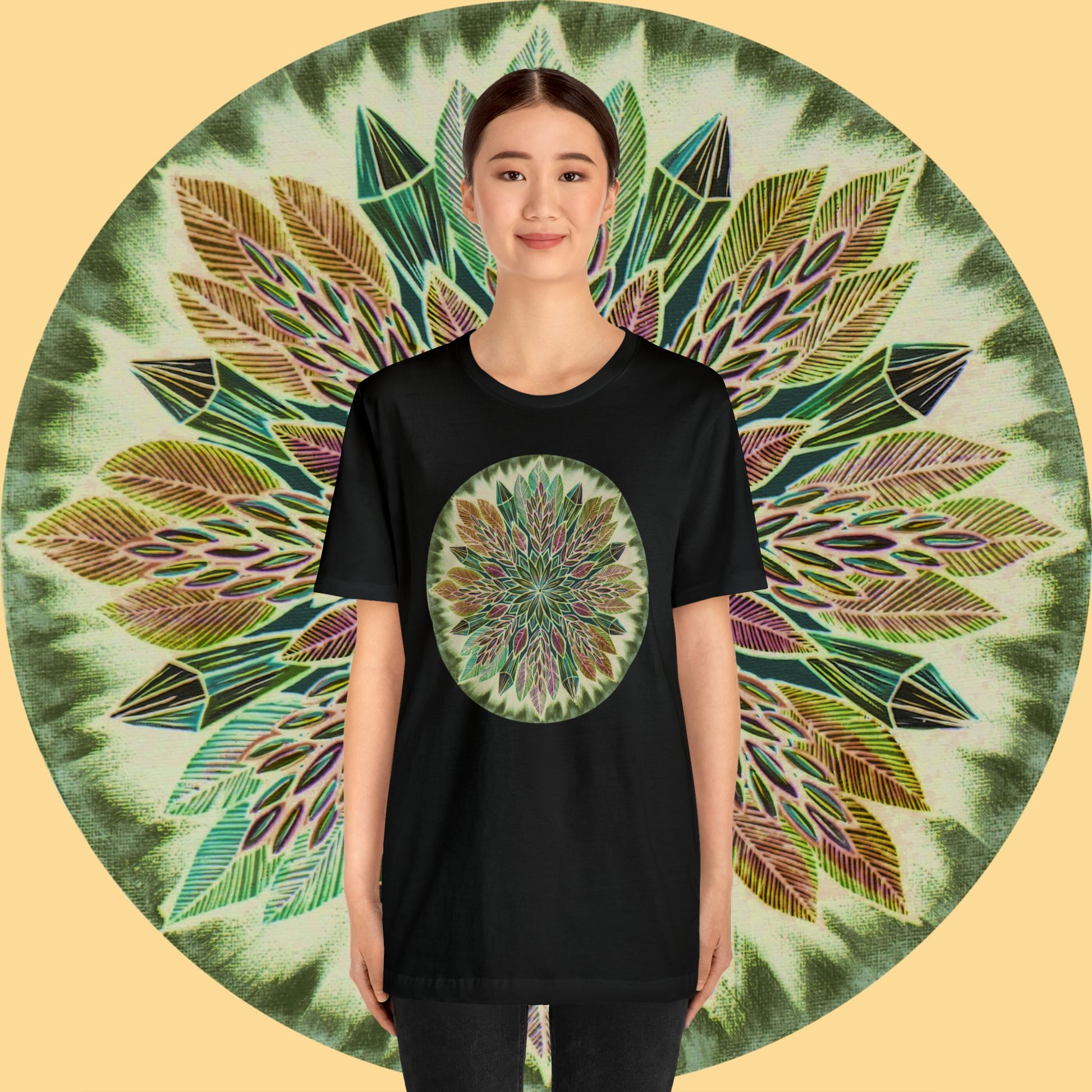 "Krystalhoja Verde" Lords & Ladies Tee - Blue Flame Array T-Shirt