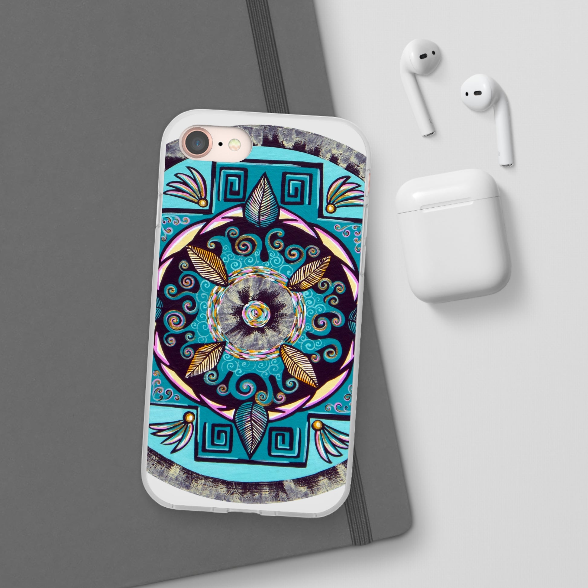 "Hojachakana" Art Phone Armor (slim-fit) - Blue Flame Array Phone Case