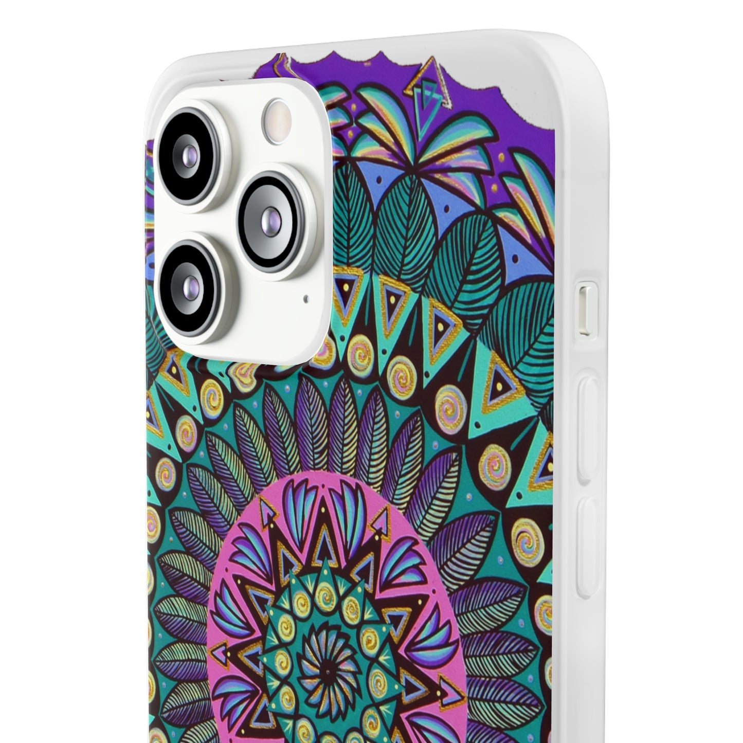 "Mandaladiosa" Art Phone Armor (slim-fit) - Blue Flame Array Phone Case