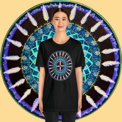 "Cuatro Vientos" Lords & Ladies Tee - Blue Flame Array T-Shirt