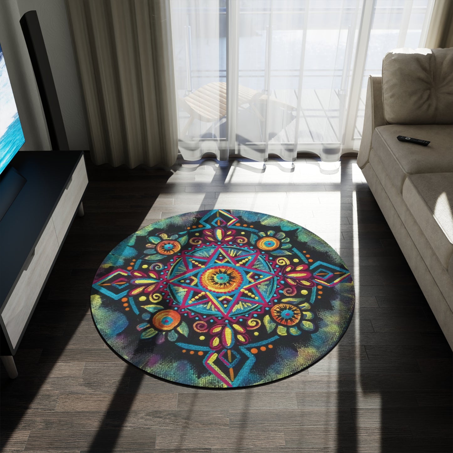 "Kirashadala" Mandala Rug