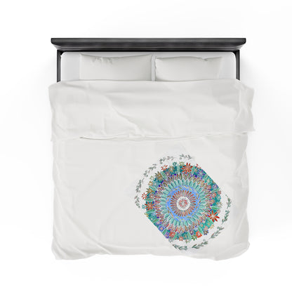 "Mandalavida Blanka" Dreamcatcher Blanket