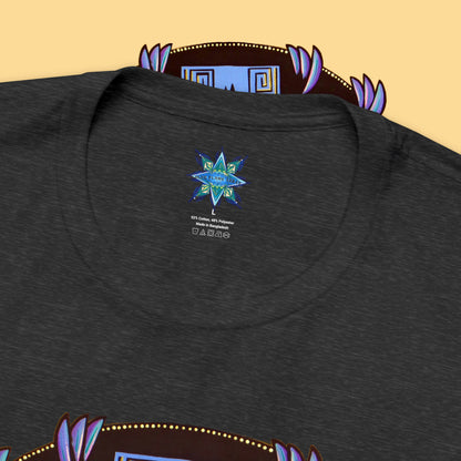 "Plumachakana" Lords & Ladies Tee - Blue Flame Array T-Shirt