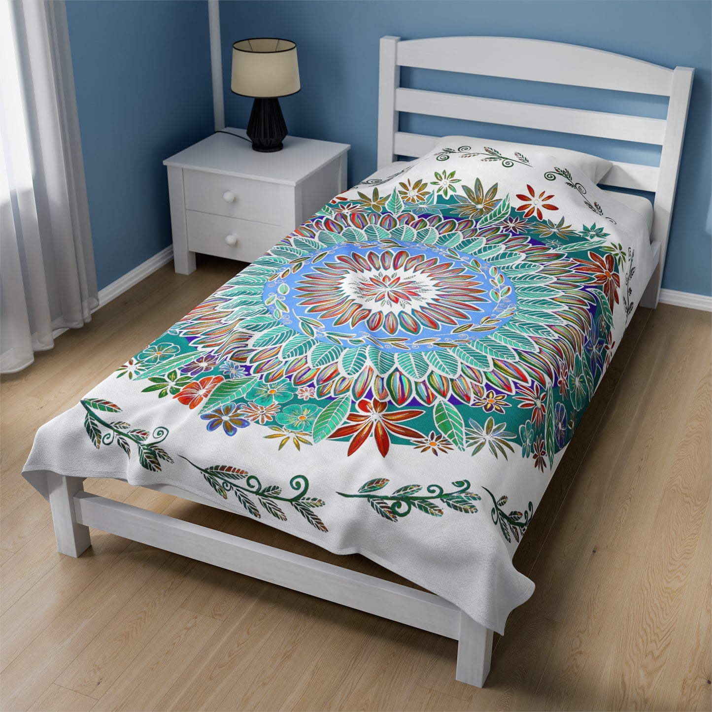 "Mandalavida Blanka" Dreamcatcher Blanket