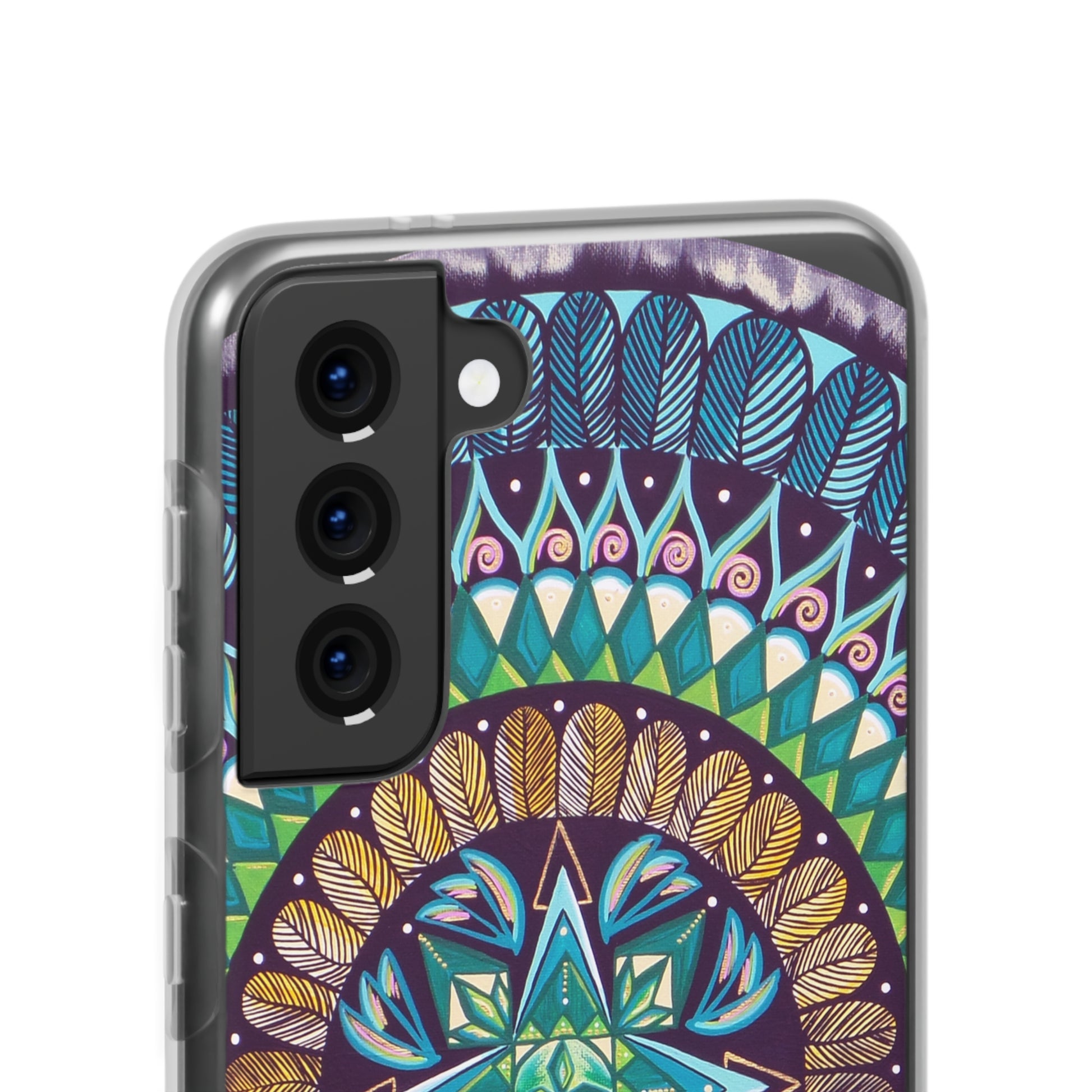 "AquilazurA Kryst'dala" Art Phone Armor (slim-fit) - Blue Flame Array Phone Case