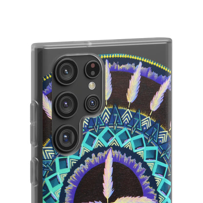 "Cuatro Vientos" Art Phone Armor (slim-fit) - Blue Flame Array Phone Case