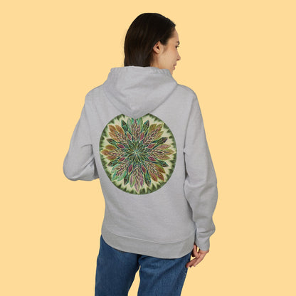 "Krystalhoja Verde" Organic Cruiser Hoodie (Font&Back Print)