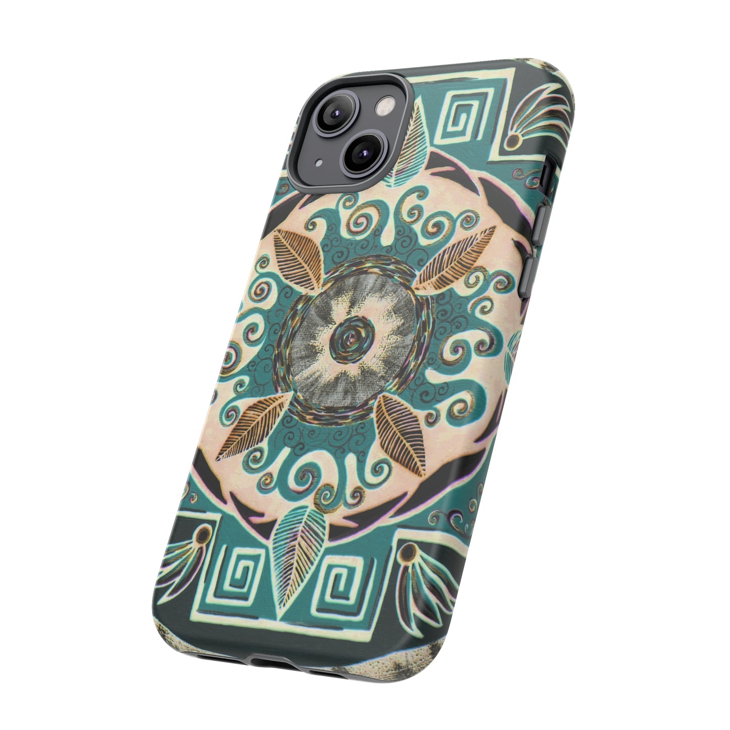 "Hojachakanazura" Art Phone Armor - Blue Flame Array Phone Case