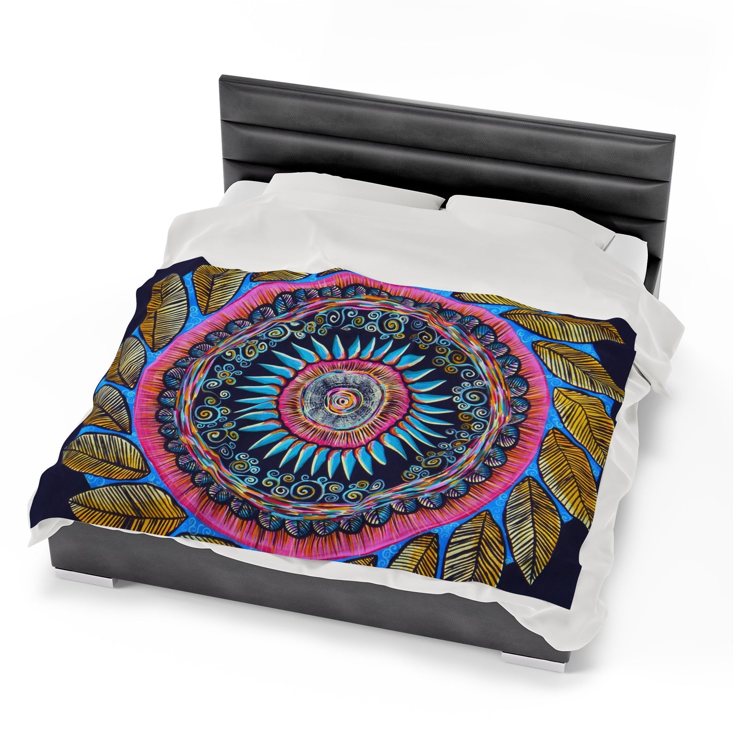 "Mandalamirananda" Dreamcatcher Blanket