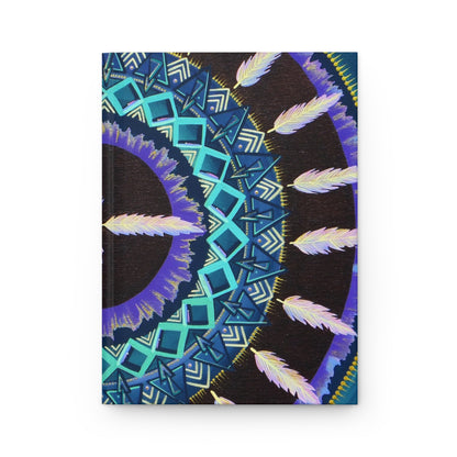 "Cuatro Vientos" Hardcover Journal - Blue Flame Array Paper products