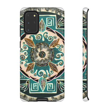 "Hojachakanazura" Art Phone Armor - Blue Flame Array Samsung Galaxy S20+ / Glossy Phone Case