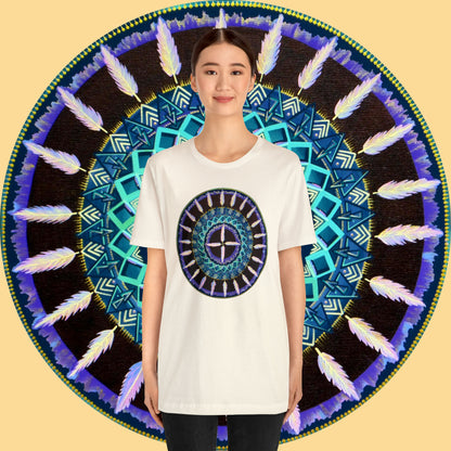 "Cuatro Vientos" Lords & Ladies Tee - Blue Flame Array T-Shirt