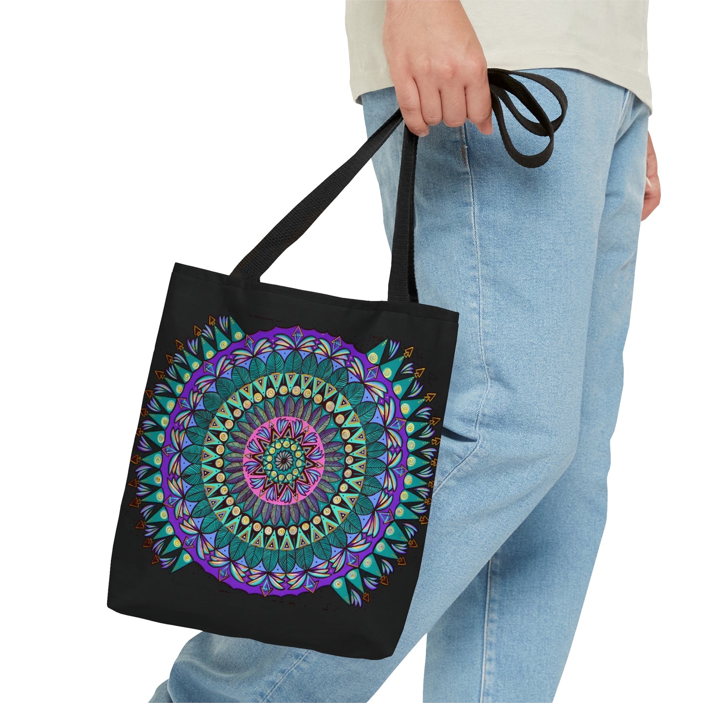 "Mandaladiosa" Tote Bag (All-Over-Print)