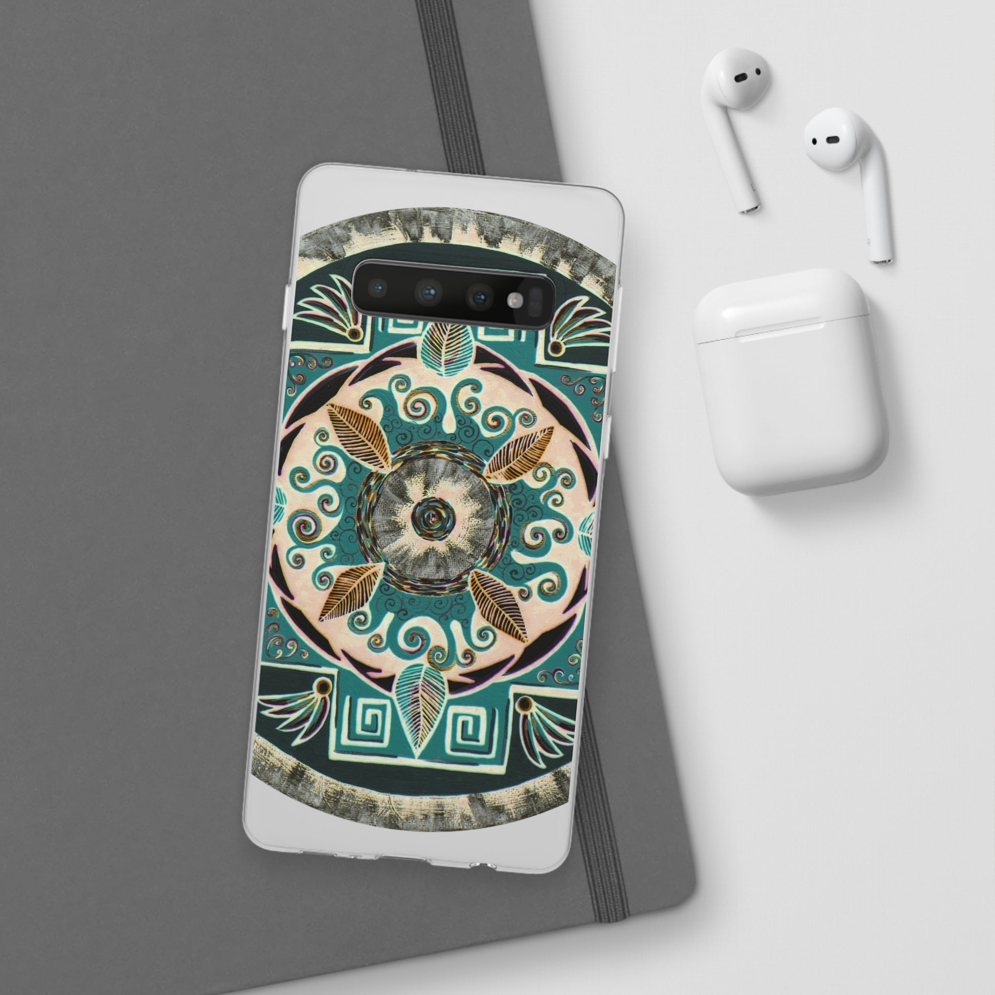 "Hojachakanazura" Art Phone Armor (slim-fit) - Blue Flame Array Phone Case