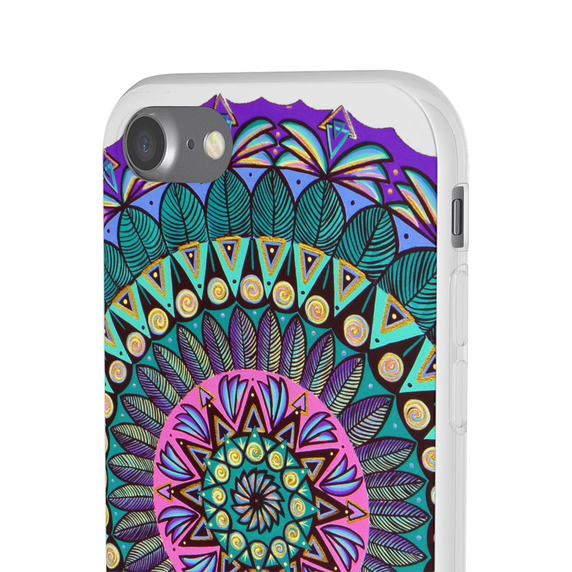 "Mandaladiosa" Art Phone Armor (slim-fit) - Blue Flame Array Phone Case