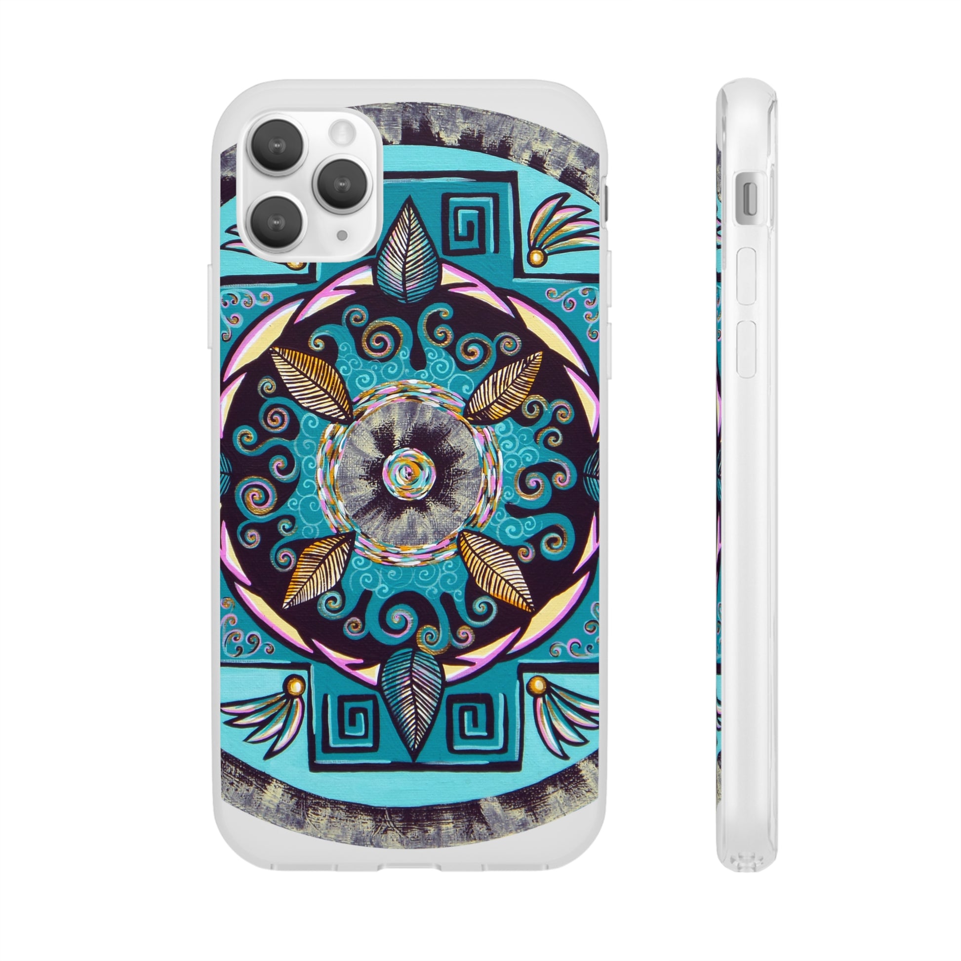 "Hojachakana" Art Phone Armor (slim-fit) - Blue Flame Array iPhone 11 Pro Max Phone Case