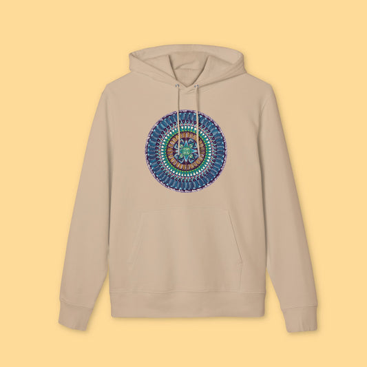 "Aquilazura Krystdala" Organic Cruiser Hoodie (Font&Back Print)