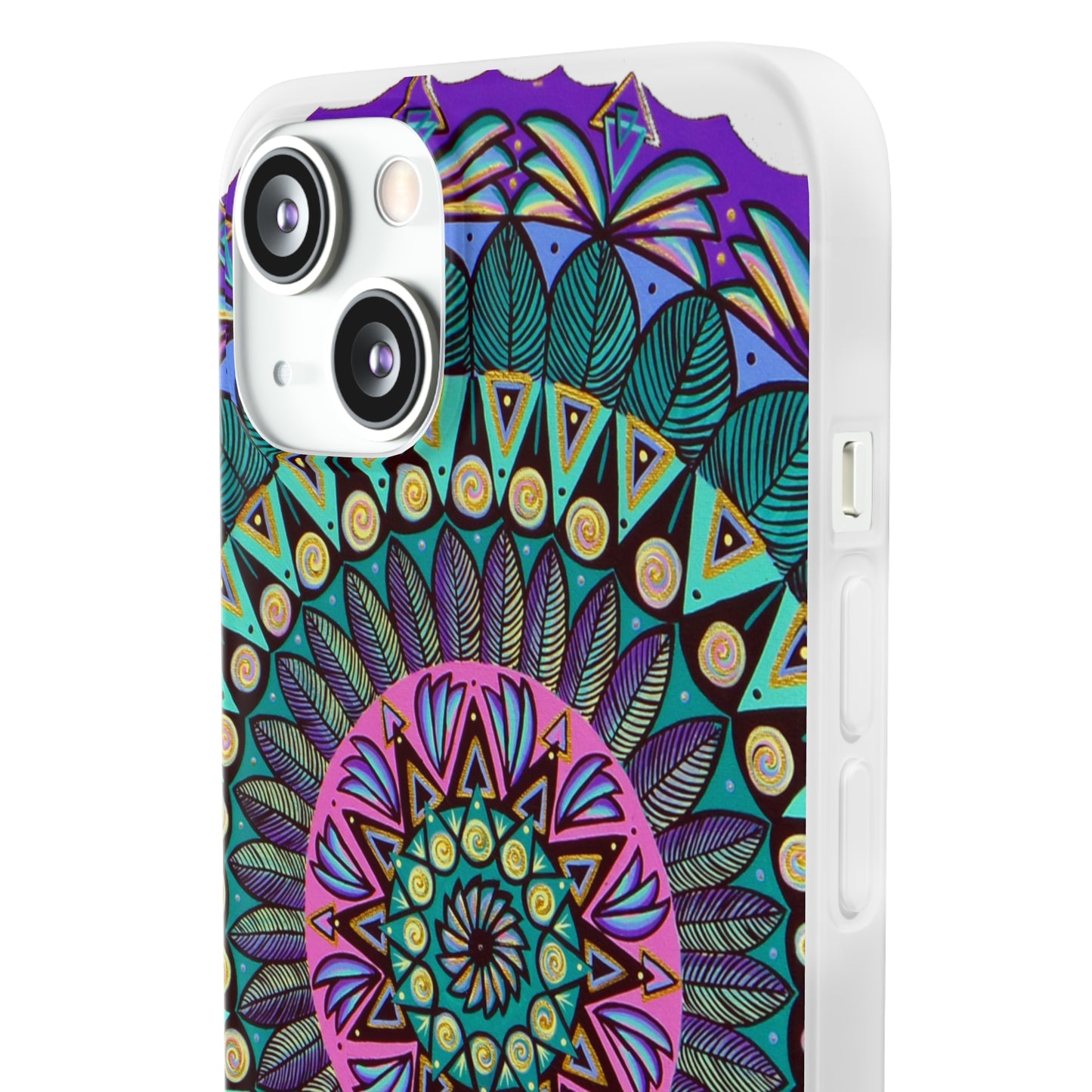 "Mandaladiosa" Art Phone Armor (slim-fit) - Blue Flame Array Phone Case