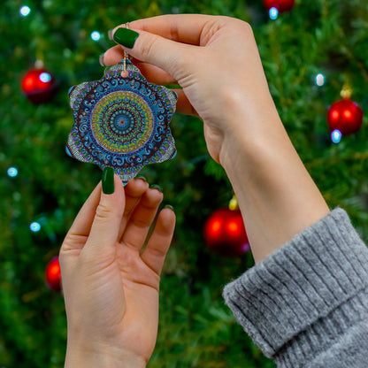 "Mandaquala" Ceramic Ornament