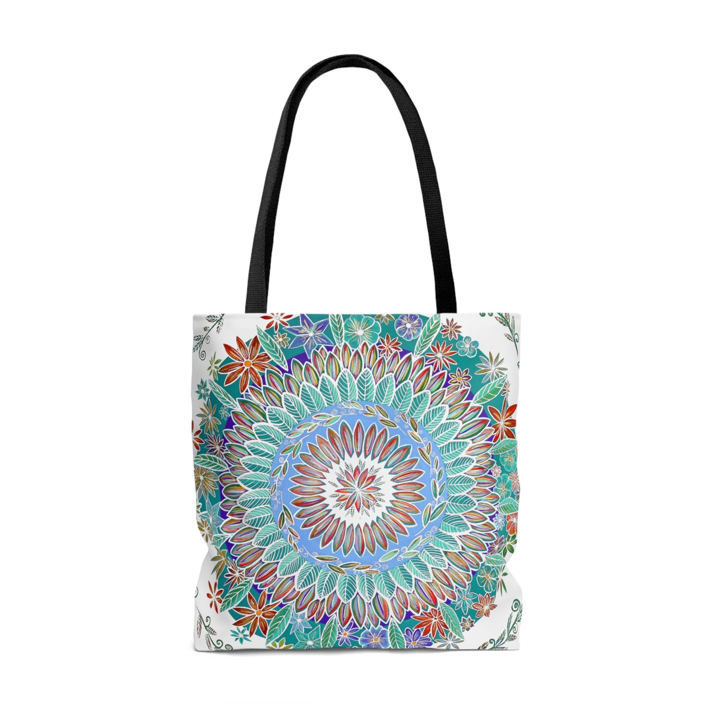 "Mandalavida Blanka" Tote Bag (All-Over-Print)