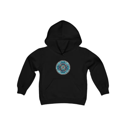 "Hojachakana" Lads & Lasses Hoodie - Blue Flame Array Black / XS Kids clothes