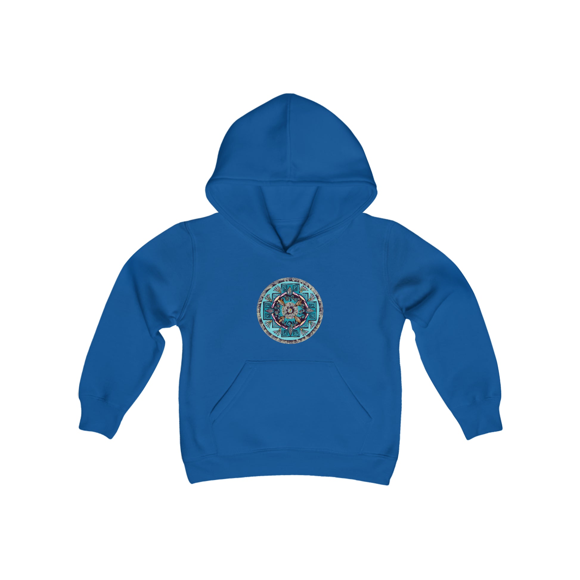 "Hojachakana" Lads & Lasses Hoodie - Blue Flame Array Royal / S Kids clothes